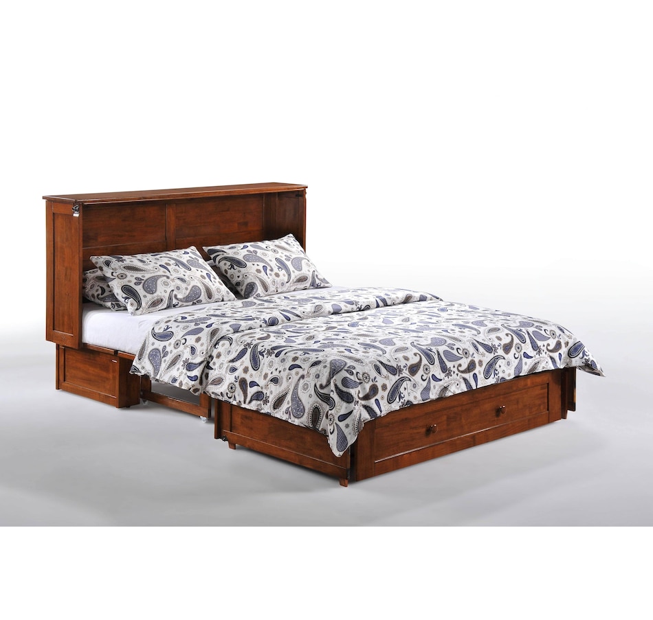 Image 904747_ST03.jpg, Product 904-747 / Price $3,359.99, Night and Day Clover Queen Size Murphy Bed Cabinet with Gel Memory Foam Mattress from Night and Day on TSC.ca's Home & Garden department