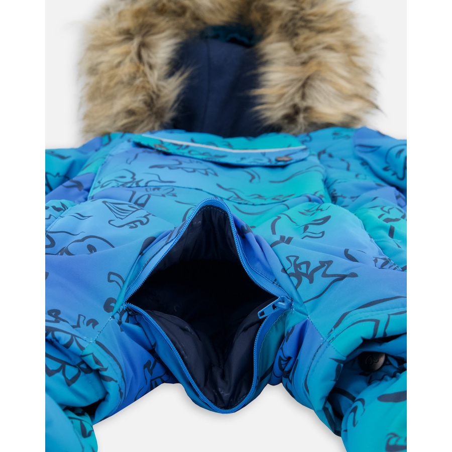 Image 904934_ALTMORE7.jpg, Product 904-934 / Price $79.50, One-Piece Baby Play Snowsuit Designed for Car Seat Dinosaur Print from Deux par Deux on TSC.ca's Fashion department