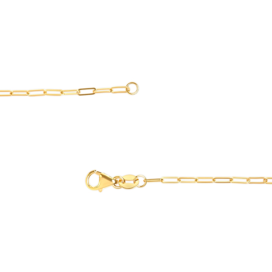 Image 907038_ALTMORE1.jpg, Product 907-038 / Price $1,875.00, Unisex Solid 14K Yellow Gold 1.5mm Paperclip Chain Necklace from Haus of Brilliance on TSC.ca's Jewellery department