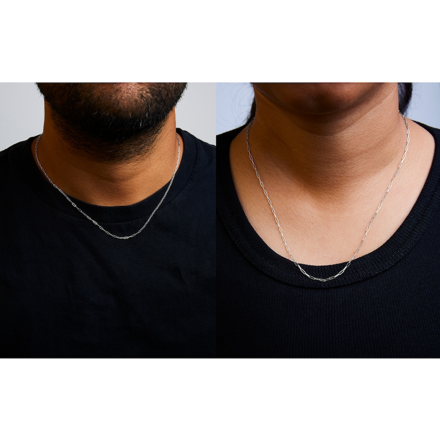 Image 907038_ALTMORE11.jpg, Product 907-038 / Price $1,875.00, Unisex Solid 14K Yellow Gold 1.5mm Paperclip Chain Necklace from Haus of Brilliance on TSC.ca's Jewellery department