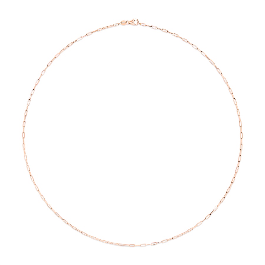 Image 907038_ALTMORE14.jpg, Product 907-038 / Price $1,875.00, Unisex Solid 14K Yellow Gold 1.5mm Paperclip Chain Necklace from Haus of Brilliance on TSC.ca's Jewellery department