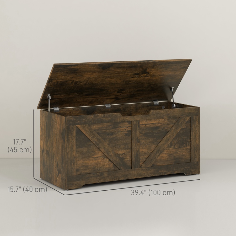 Image 907081_ALTMORE102.jpg, Product 907-081 / Price $94.99 - $112.99, HOMCOM Storage Chest for Living Room, Wooden Toy Box from HOMCOM on TSC.ca's Home & Garden department