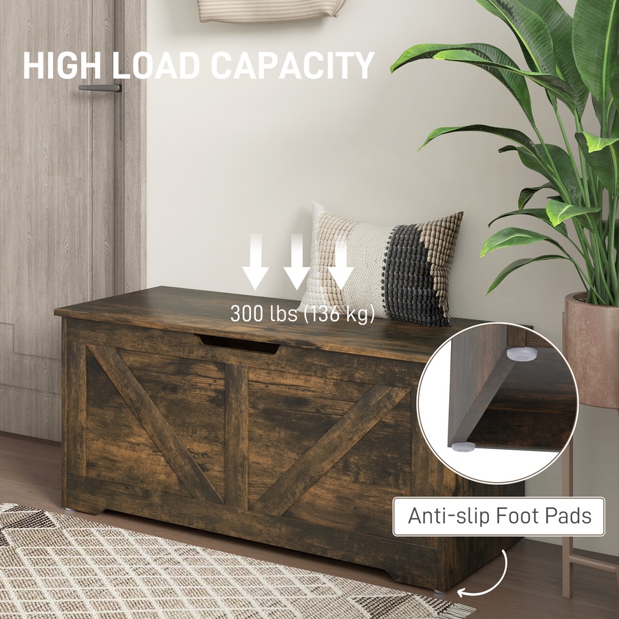 Image 907081_ALTMORE105.jpg, Product 907-081 / Price $94.99 - $112.99, HOMCOM Storage Chest for Living Room, Wooden Toy Box from HOMCOM on TSC.ca's Home & Garden department