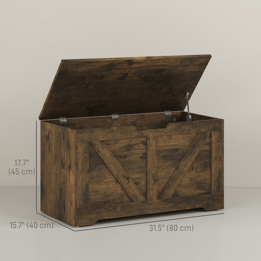 Image 907081_ALTMORE110.jpg, Product 907-081 / Price $94.99 - $112.99, HOMCOM Storage Chest for Living Room, Wooden Toy Box from HOMCOM on TSC.ca's Home & Garden department