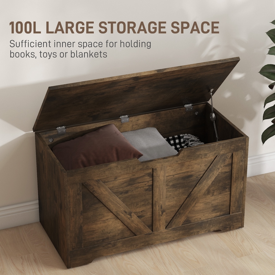 Image 907081_ALTMORE111.jpg, Product 907-081 / Price $94.99 - $112.99, HOMCOM Storage Chest for Living Room, Wooden Toy Box from HOMCOM on TSC.ca's Home & Garden department
