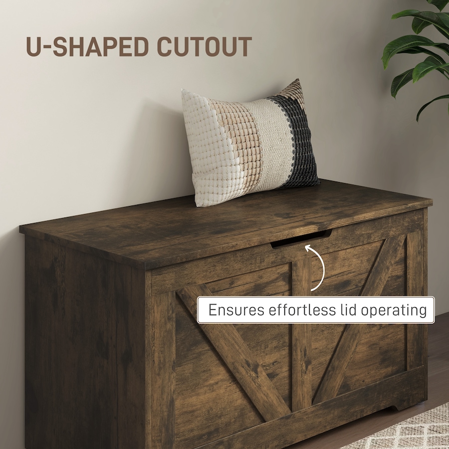 Image 907081_ALTMORE113.jpg, Product 907-081 / Price $94.99 - $112.99, HOMCOM Storage Chest for Living Room, Wooden Toy Box from HOMCOM on TSC.ca's Home & Garden department