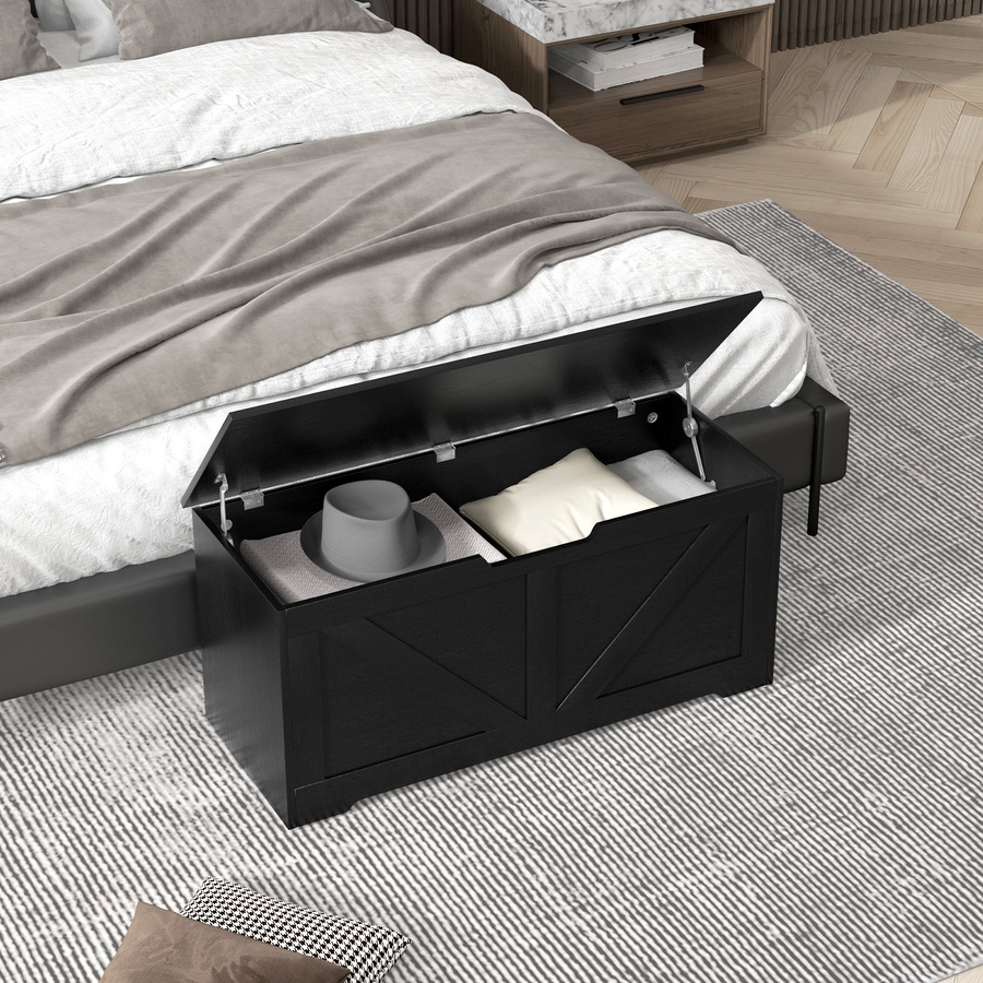 Image 907081_ALTMORE72.jpg, Product 907-081 / Price $94.99 - $112.99, HOMCOM Storage Chest for Living Room, Wooden Toy Box from HOMCOM on TSC.ca's Home & Garden department