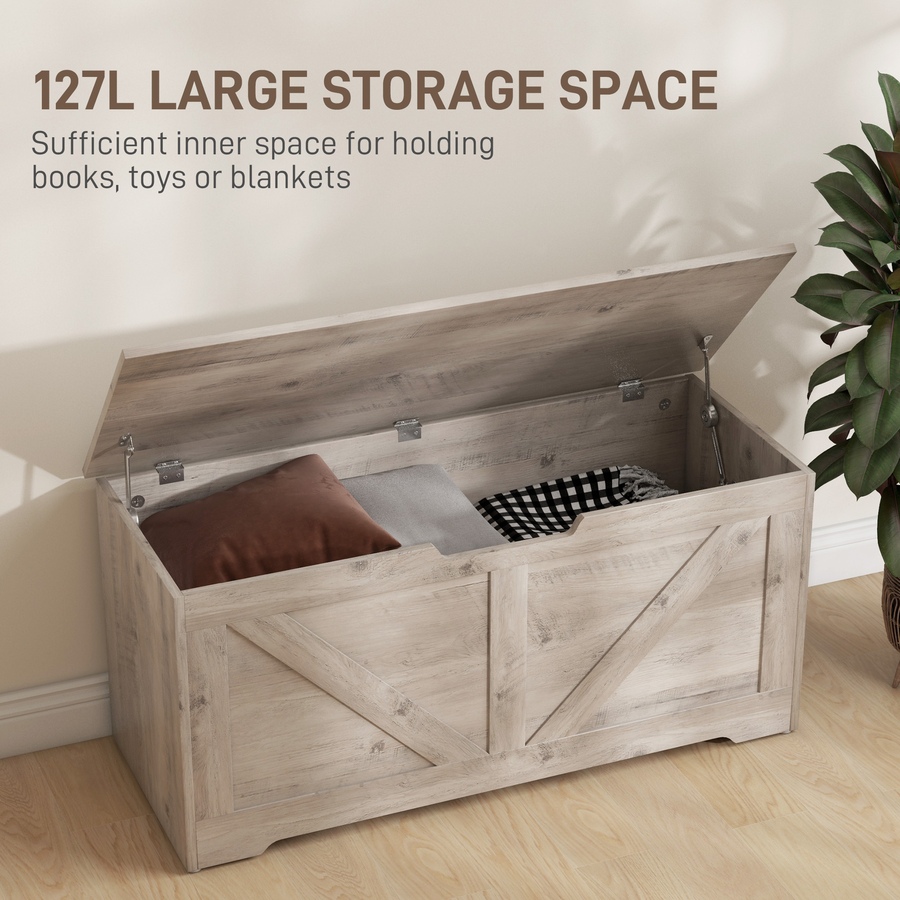Image 907081_ALTMORE75.jpg, Product 907-081 / Price $94.99 - $112.99, HOMCOM Storage Chest for Living Room, Wooden Toy Box from HOMCOM on TSC.ca's Home & Garden department