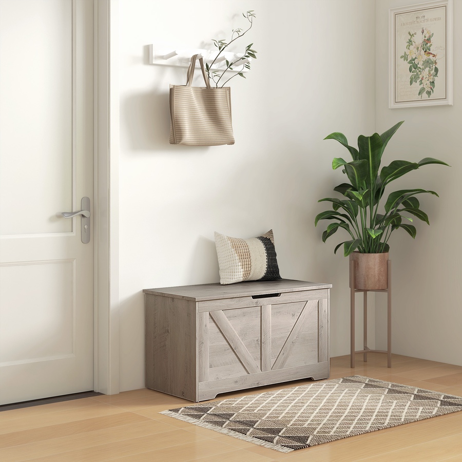 Image 907081_ALTMORE81.jpg, Product 907-081 / Price $94.99 - $112.99, HOMCOM Storage Chest for Living Room, Wooden Toy Box from HOMCOM on TSC.ca's Home & Garden department