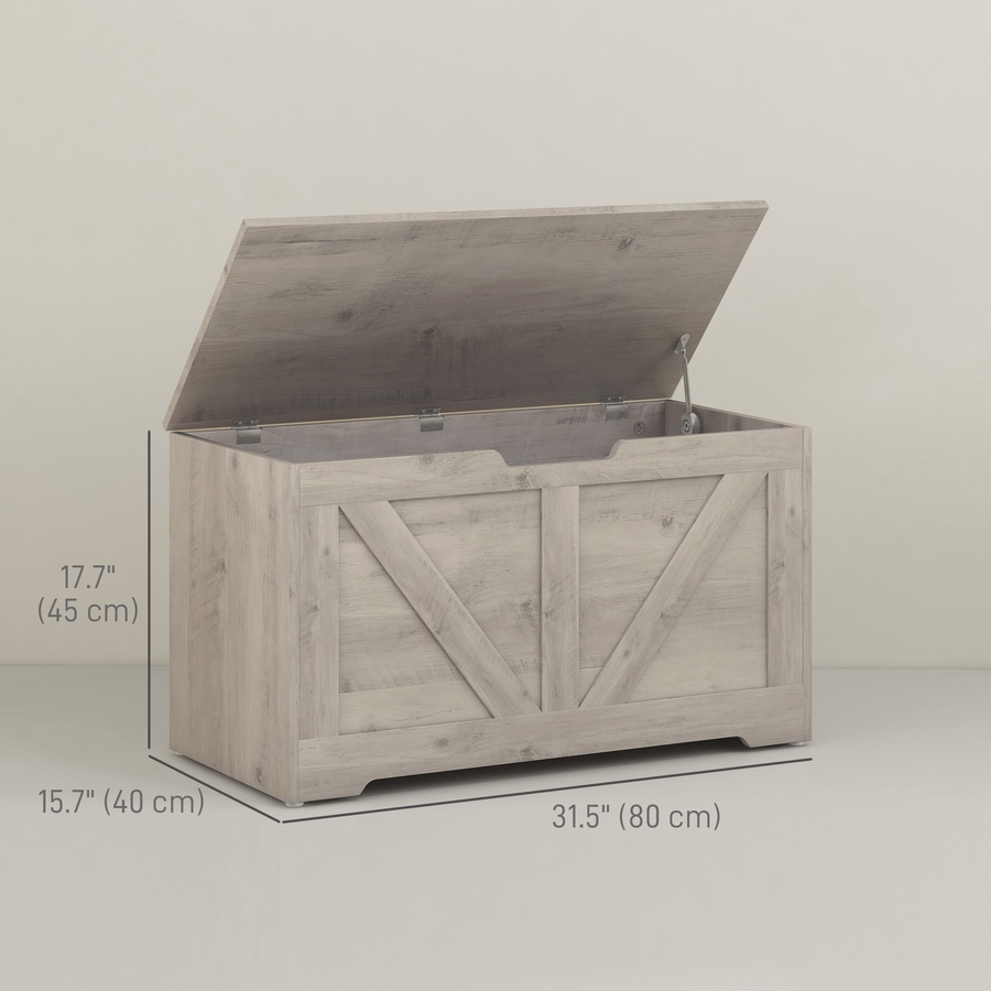 Image 907081_ALTMORE82.jpg, Product 907-081 / Price $94.99 - $112.99, HOMCOM Storage Chest for Living Room, Wooden Toy Box from HOMCOM on TSC.ca's Home & Garden department