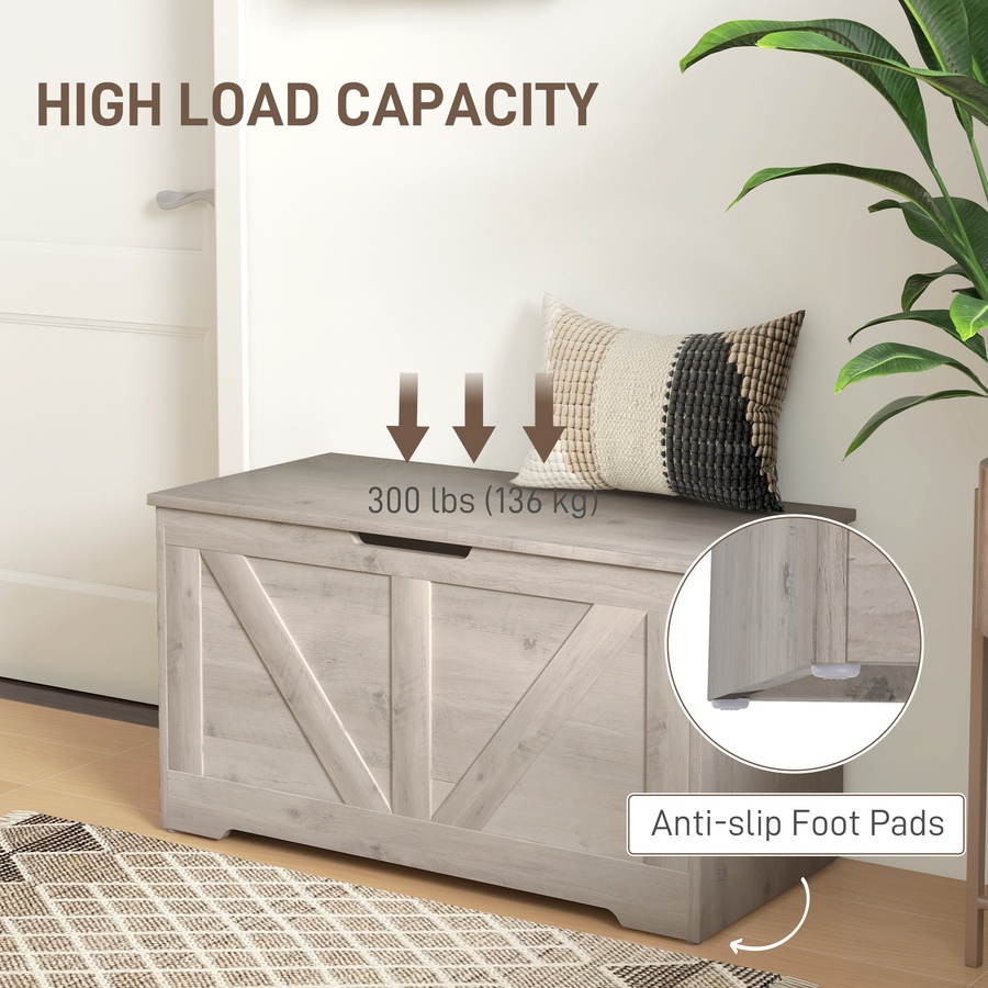 Image 907081_ALTMORE84.jpg, Product 907-081 / Price $94.99 - $112.99, HOMCOM Storage Chest for Living Room, Wooden Toy Box from HOMCOM on TSC.ca's Home & Garden department