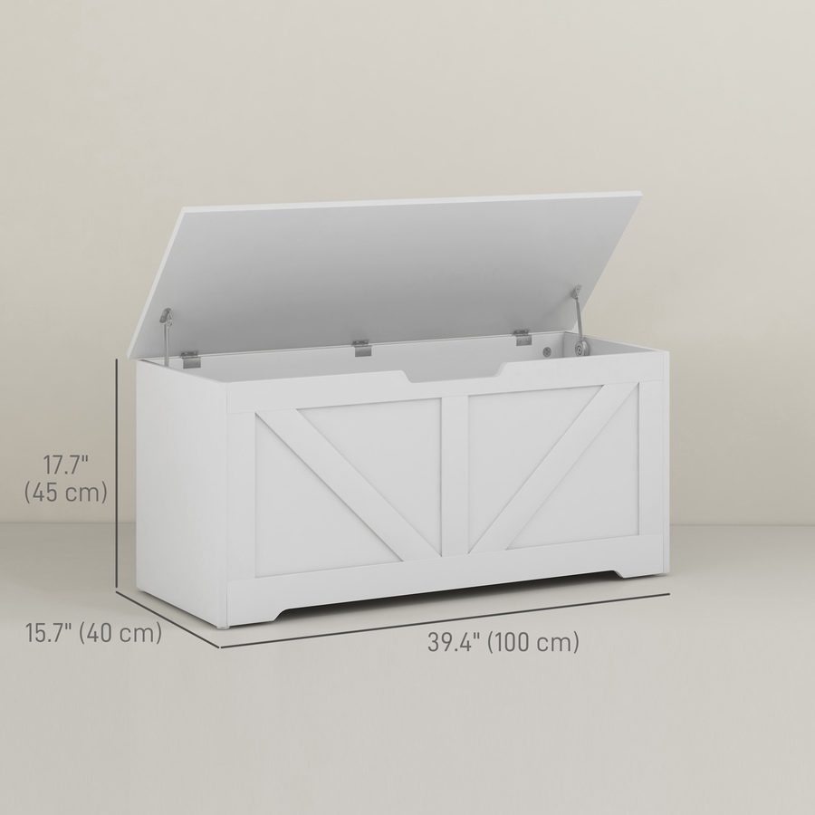 Image 907081_ALTMORE88.jpg, Product 907-081 / Price $94.99 - $112.99, HOMCOM Storage Chest for Living Room, Wooden Toy Box from HOMCOM on TSC.ca's Home & Garden department