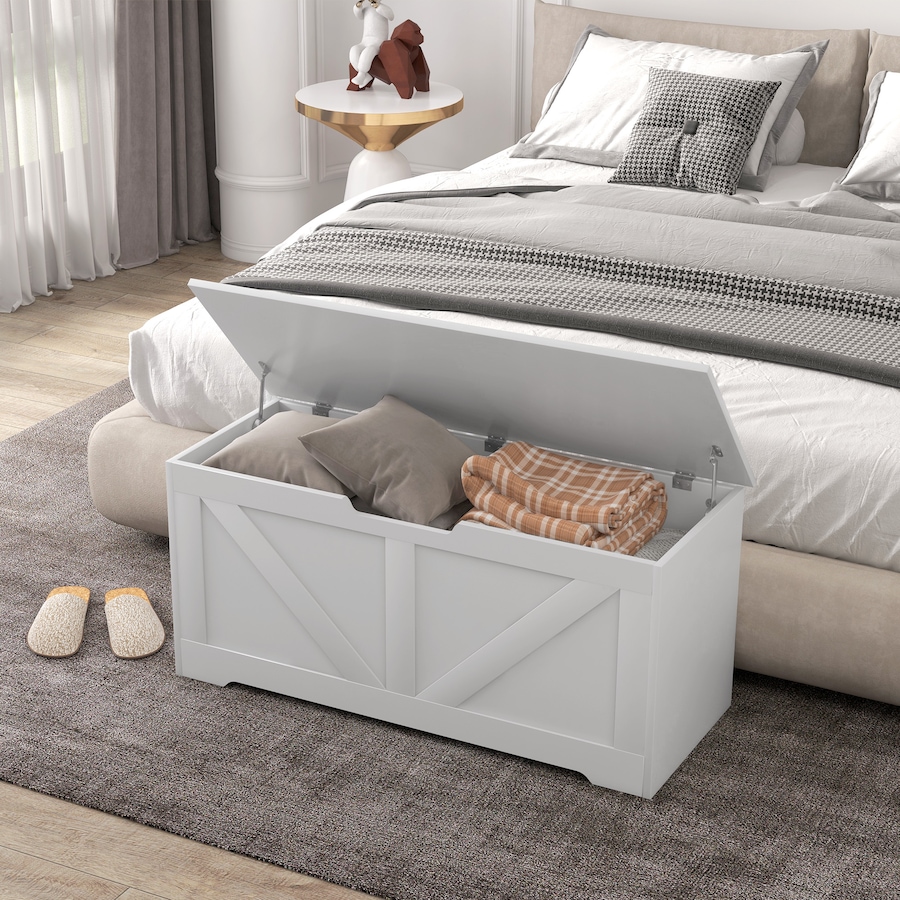 Image 907081_ALTMORE93.jpg, Product 907-081 / Price $94.99 - $112.99, HOMCOM Storage Chest for Living Room, Wooden Toy Box from HOMCOM on TSC.ca's Home & Garden department