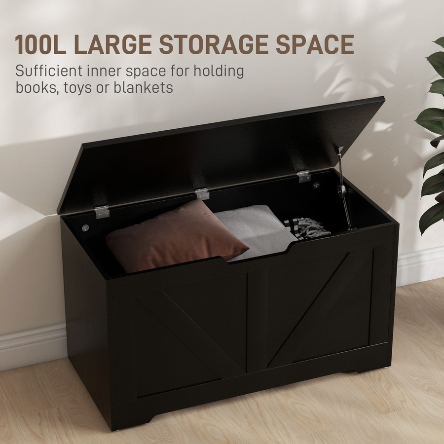 Image 907081_ALTMORE97.jpg, Product 907-081 / Price $94.99 - $112.99, HOMCOM Storage Chest for Living Room, Wooden Toy Box from HOMCOM on TSC.ca's Home & Garden department
