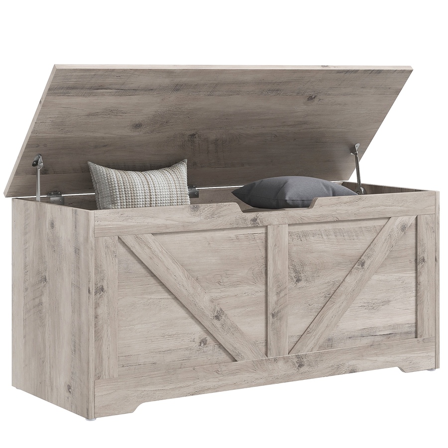 Image 907081_ST03.jpg, Product 907-081 / Price $94.99 - $112.99, HOMCOM Storage Chest for Living Room, Wooden Toy Box from HOMCOM on TSC.ca's Home & Garden department
