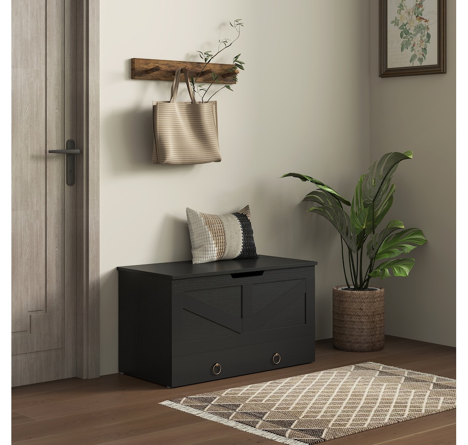 Image 907087_ALTMORE1.jpg, Product 907-087 / Price $109.99 - $113.29, HOMCOM Storage Chest for Living Room, Wooden Toy Box, 31.5"W from HOMCOM on TSC.ca's Home & Garden department