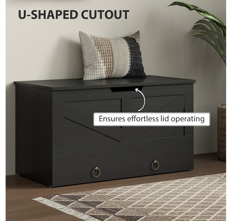 Image 907087_ALTMORE5.jpg, Product 907-087 / Price $109.99 - $113.29, HOMCOM Storage Chest for Living Room, Wooden Toy Box, 31.5"W from HOMCOM on TSC.ca's Home & Garden department