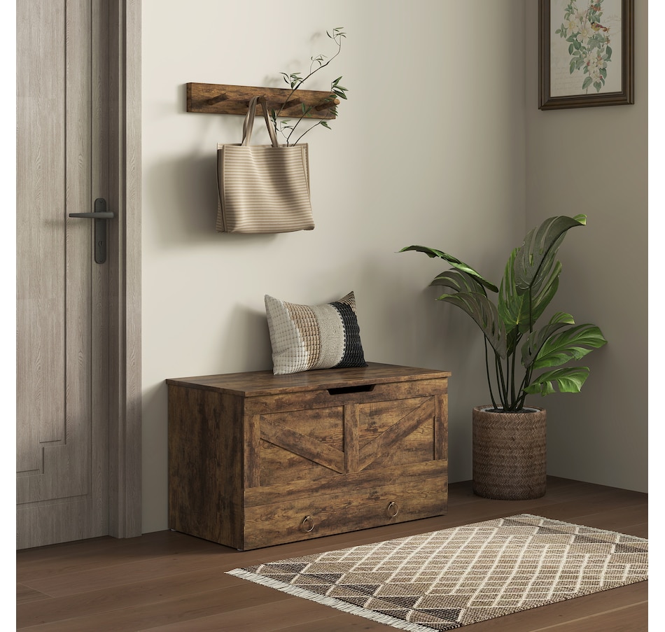 Image 907087_ALTMORE9.jpg, Product 907-087 / Price $109.99 - $113.29, HOMCOM Storage Chest for Living Room, Wooden Toy Box, 31.5"W from HOMCOM on TSC.ca's Home & Garden department