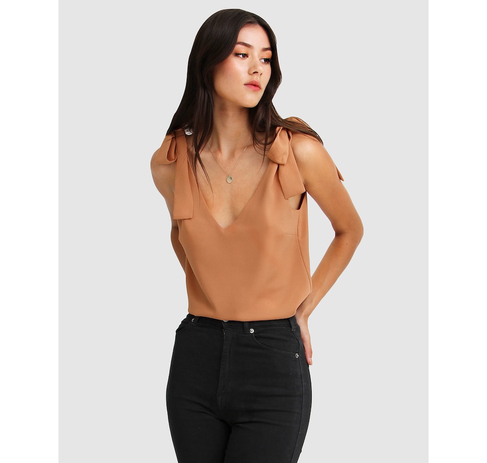 Image 907317_ALTMORE1.jpg, Product 907-317 / Price $44.98 - $71.96, belle & bloom Feel For You V-Neck Top from belle & bloom on TSC.ca's Fashion department