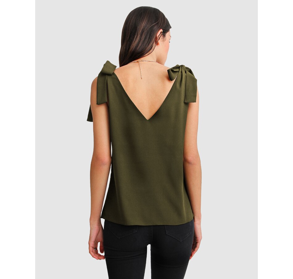 Image 907317_ALTMORE16.jpg, Product 907-317 / Price $44.98 - $71.96, belle & bloom Feel For You V-Neck Top from belle & bloom on TSC.ca's Fashion department