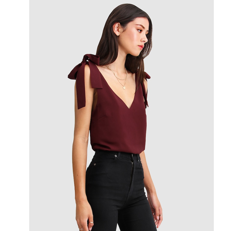 Image 907317_ALTMORE22.jpg, Product 907-317 / Price $44.98 - $71.96, belle & bloom Feel For You V-Neck Top from belle & bloom on TSC.ca's Fashion department