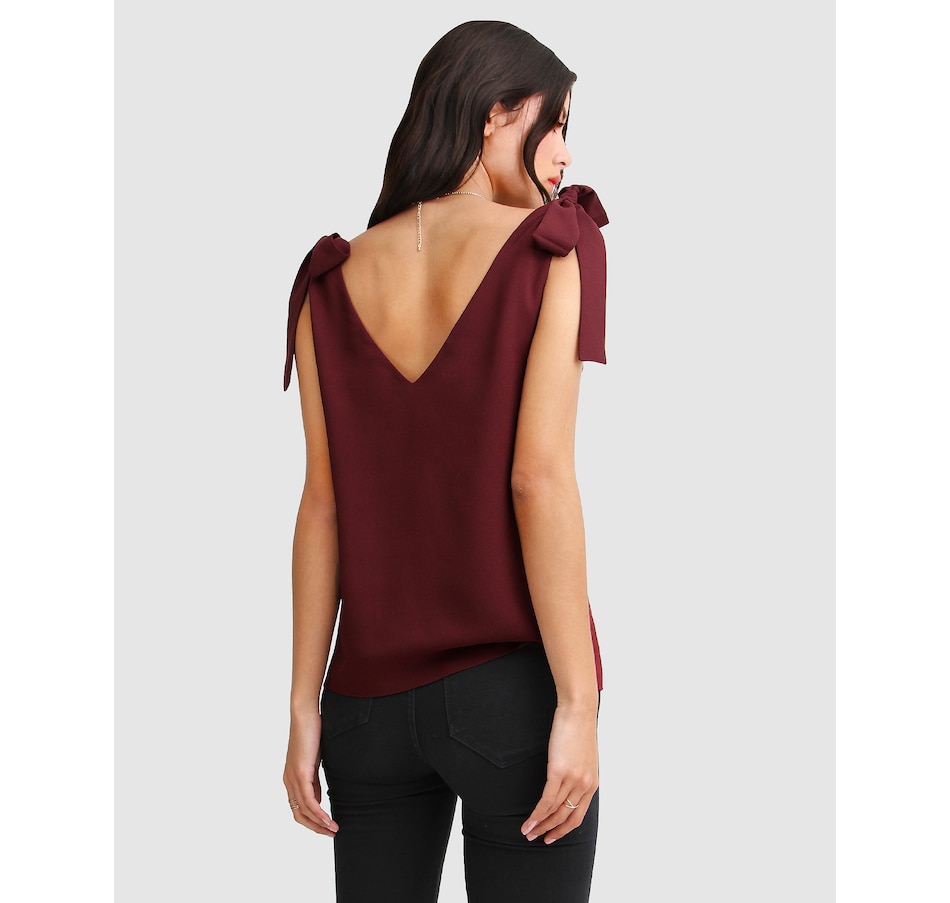 Image 907317_ALTMORE23.jpg, Product 907-317 / Price $44.98 - $71.96, belle & bloom Feel For You V-Neck Top from belle & bloom on TSC.ca's Fashion department