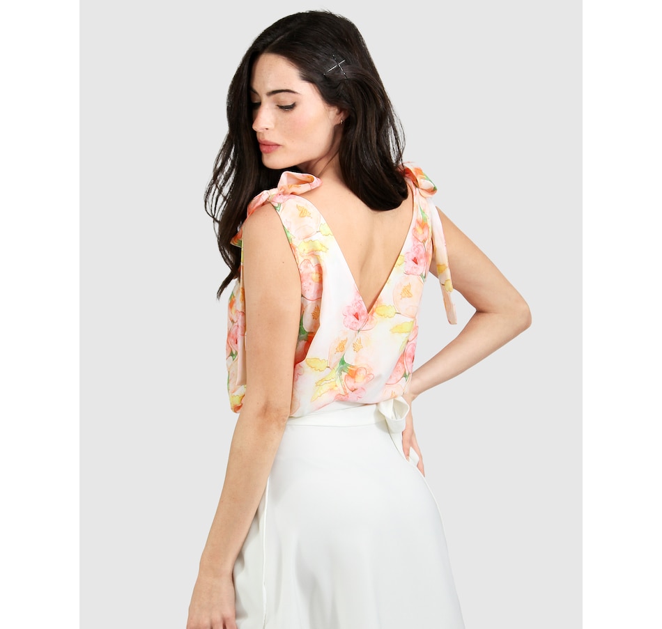 Image 907317_ALTMORE33.jpg, Product 907-317 / Price $44.98 - $71.96, belle & bloom Feel For You V-Neck Top from belle & bloom on TSC.ca's Fashion department