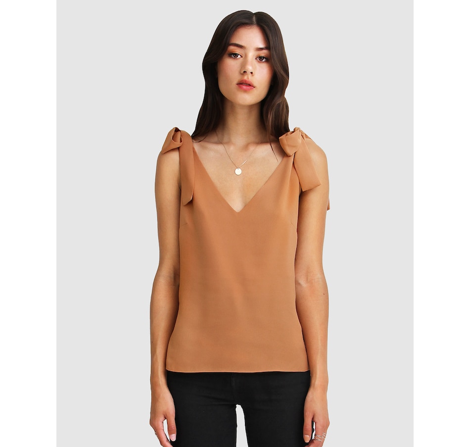 Image 907317_ST01.jpg, Product 907-317 / Price $44.98 - $71.96, belle & bloom Feel For You V-Neck Top from belle & bloom on TSC.ca's Fashion department