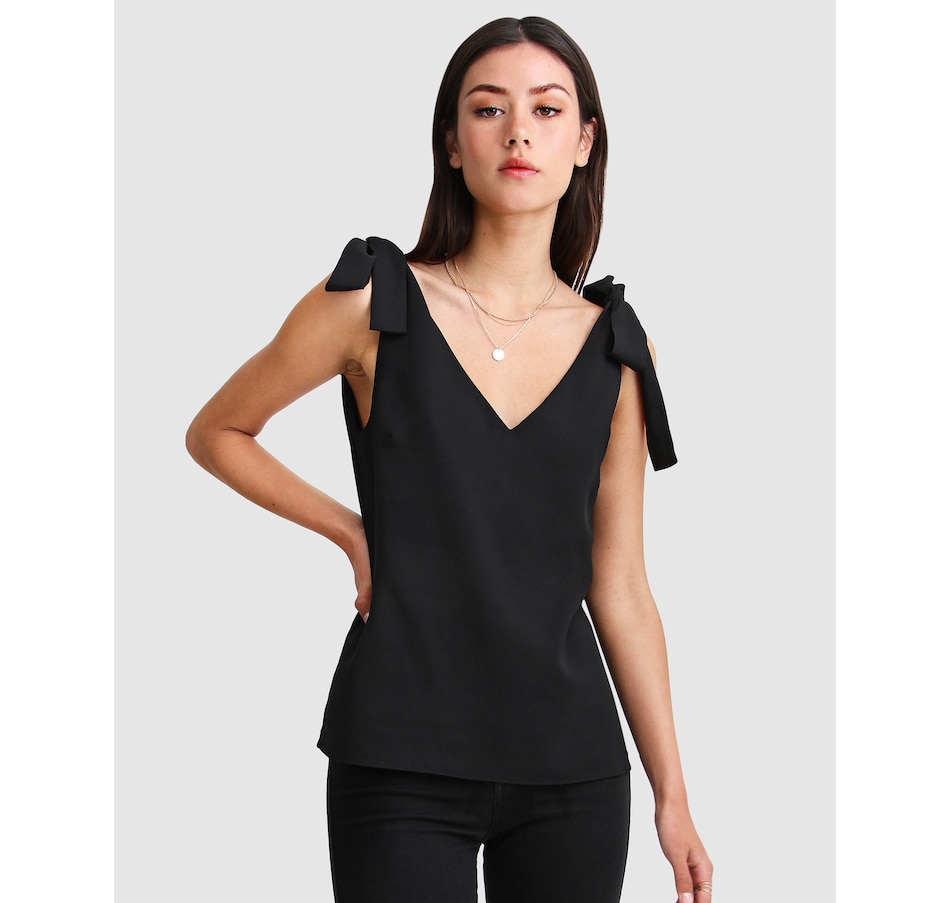 Image 907317_ST03.jpg, Product 907-317 / Price $44.98 - $71.96, belle & bloom Feel For You V-Neck Top from belle & bloom on TSC.ca's Fashion department
