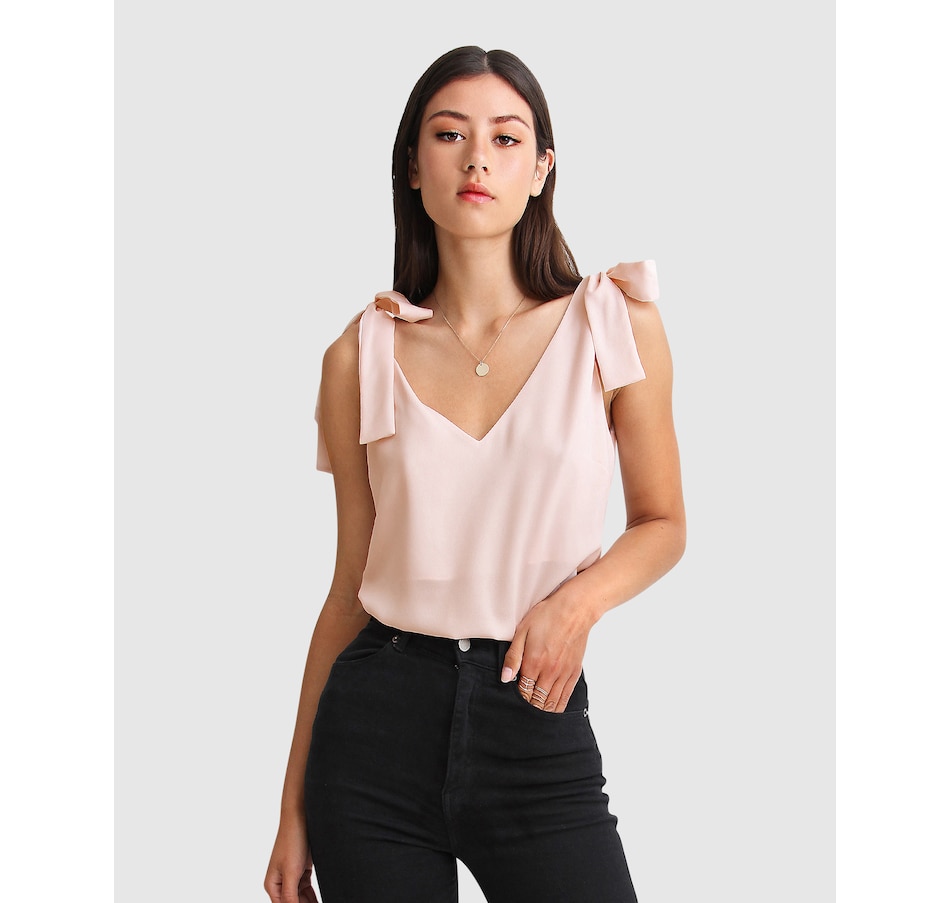 Image 907317_ST07.jpg, Product 907-317 / Price $44.98 - $71.96, belle & bloom Feel For You V-Neck Top from belle & bloom on TSC.ca's Fashion department