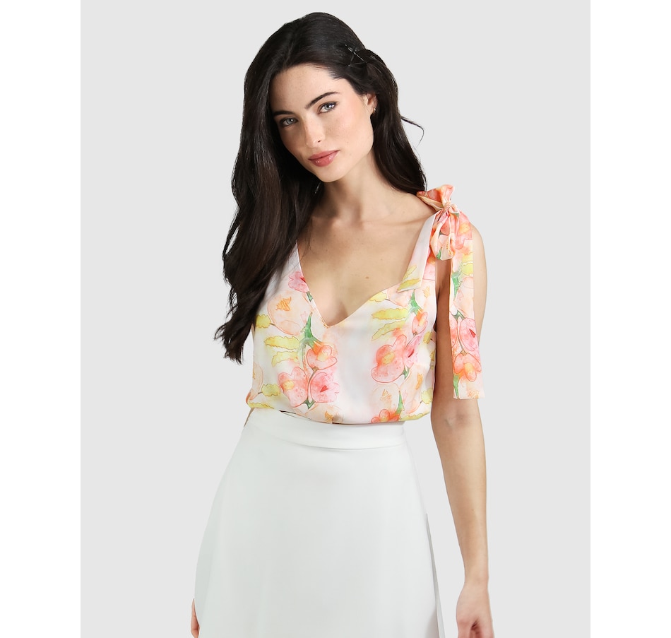 Image 907317_ST10.jpg, Product 907-317 / Price $44.98 - $71.96, belle & bloom Feel For You V-Neck Top from belle & bloom on TSC.ca's Fashion department