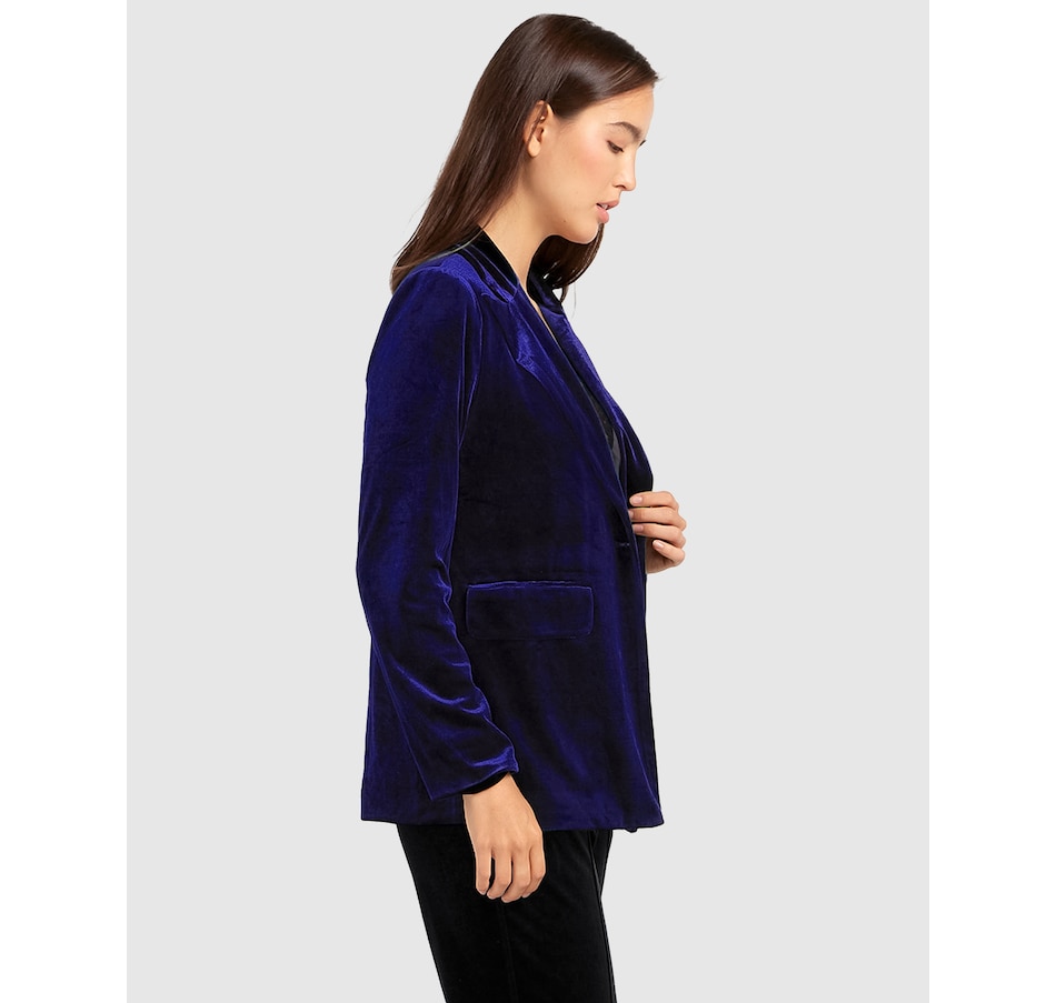 Image 907324_ALTMORE4.jpg, Product 907-324 / Price $109.98, belle & bloom Eternity Velvet Blazer from belle & bloom on TSC.ca's Fashion department
