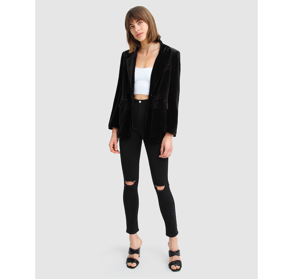 Image 907324_ALTMORE8.jpg, Product 907-324 / Price $109.98, belle & bloom Eternity Velvet Blazer from belle & bloom on TSC.ca's Fashion department