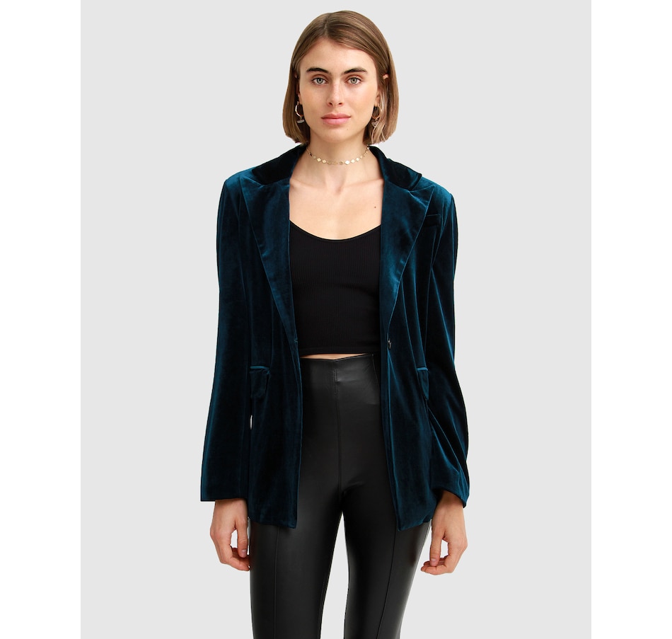 Image 907324_ST01.jpg, Product 907-324 / Price $109.98, belle & bloom Eternity Velvet Blazer from belle & bloom on TSC.ca's Fashion department