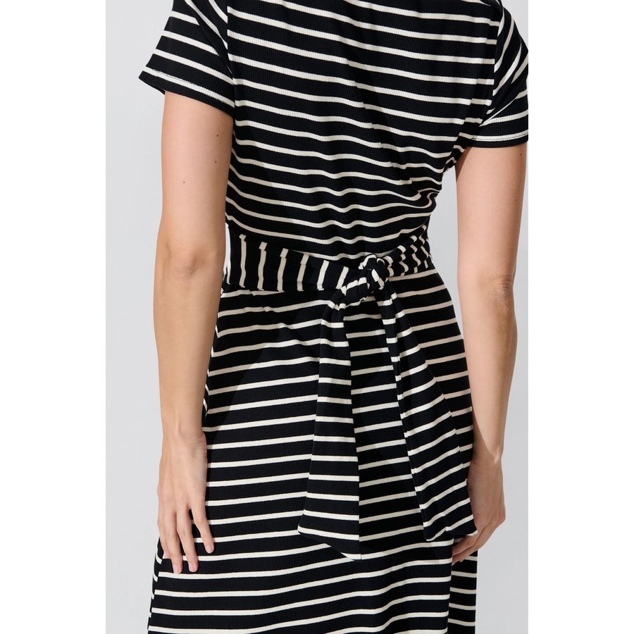 Image 907591_ALTMORE3.jpg, Product 907-591 / Price $99.94, Jodie Striped Short Knit Dress Waist Tie Stretch from ANNICK on TSC.ca's Fashion department