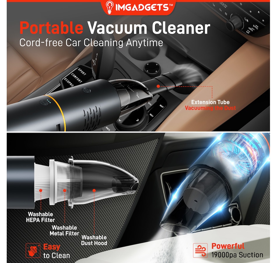 Image 907661_ALTMORE3.jpg, Product 907-661 / Price $299.99, IMGadgets Auto6 Car Smart Kit | All-in-One Car Kit | Car Pressure Washer | Tire Inflator | Car Vacuum Cleaner | Jump Starter | Power Bank | LED Work Light | Portable Car Emergency Kit from IMGadgets on TSC.ca's Home & Garden department