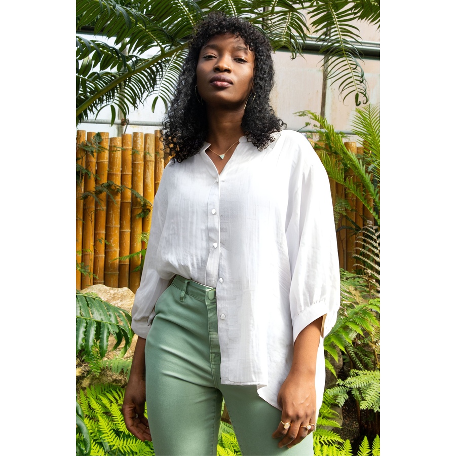 Image 907668_ALTMORE2.jpg, Product 907-668 / Price $59.95, Roxanne Oversized Shirt Semi-Sheer Cotton Blend from ANNICK on TSC.ca's Fashion department