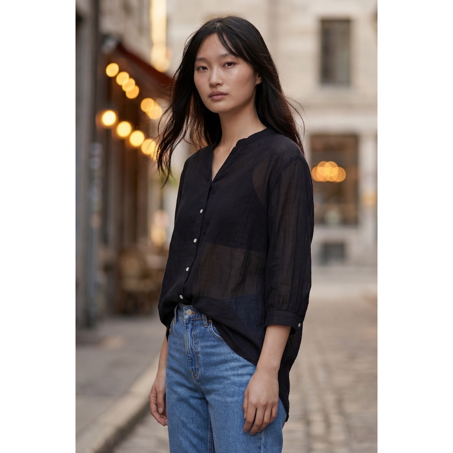 Image 907668_ALTMORE8.png, Product 907-668 / Price $59.95, Roxanne Oversized Shirt Semi-Sheer Cotton Blend from ANNICK on TSC.ca's Fashion department