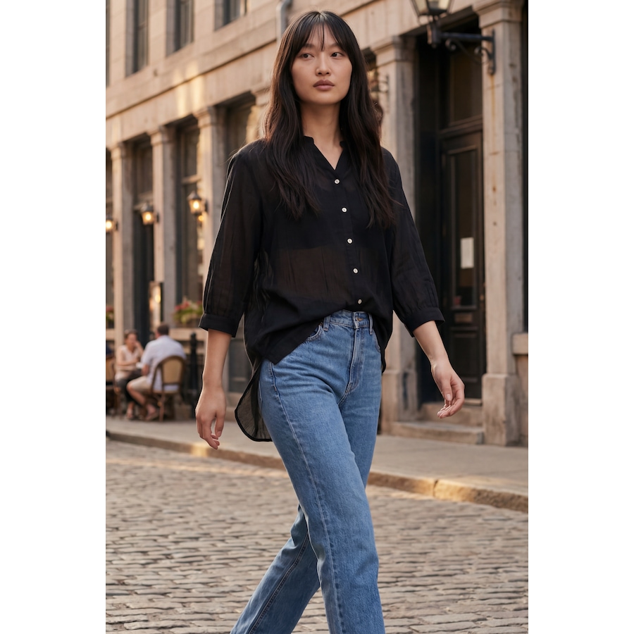 Image 907668_ALTMORE9.png, Product 907-668 / Price $59.95, Roxanne Oversized Shirt Semi-Sheer Cotton Blend from ANNICK on TSC.ca's Fashion department
