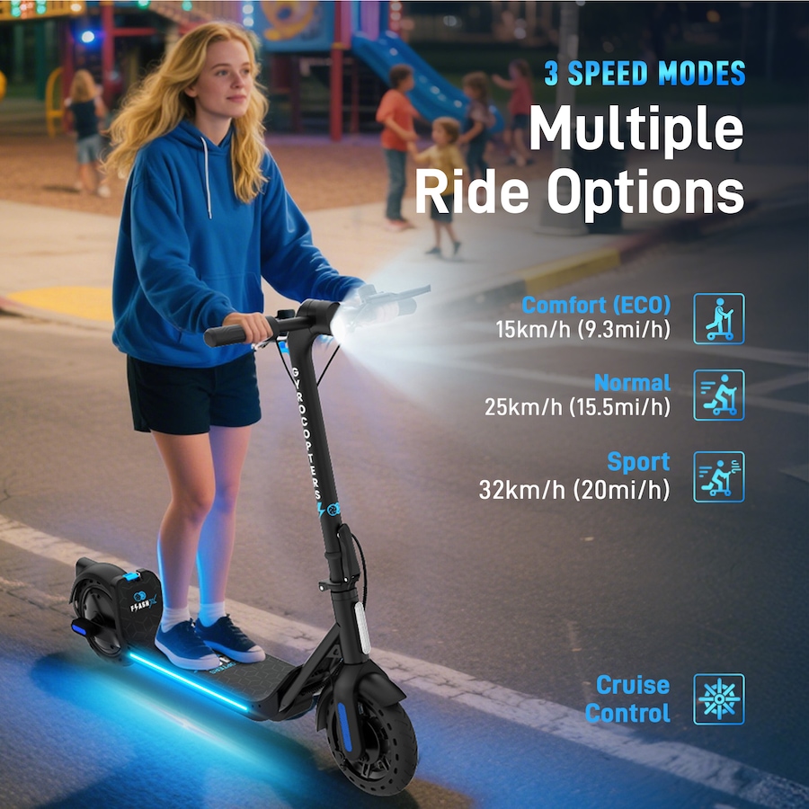 Image 907671_ALTMORE17.jpg, Product 907-671 / Price $449.99, Gyrocopters FlashX Electric Scooter | Powerful Rear Wheel Drive with 32 km/h Speed | 32 km Range from Gyrocopters on TSC.ca's Health & Fitness department