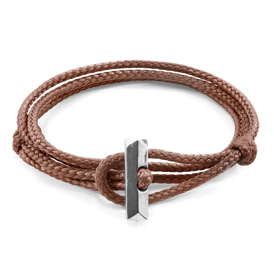 Image 907859.jpg, Product 907-859 / Price $413.06, Copper Pink Oxford Silver and Rope Bracelet from Avera Group on TSC.ca's Jewellery department