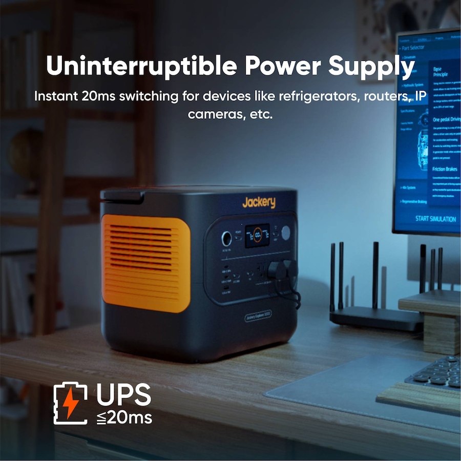 Image 907991_ALTMORE4.jpg, Product 907-991 / Price $1,229.00, Jackery Explorer 2000 v2 Portable Power Station 2042Wh capacity and 2200W output from Jackery on TSC.ca's Electronics department