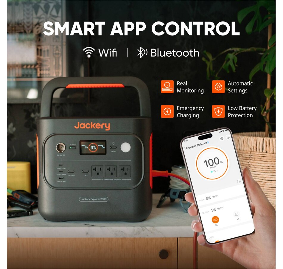 Image 907992_ALTMORE5.jpg, Product 907-992 / Price $3,649.00, Jackery Explorer 2000 v2 Portable Power Station with 200W Solar Panel from Jackery on TSC.ca's Electronics department