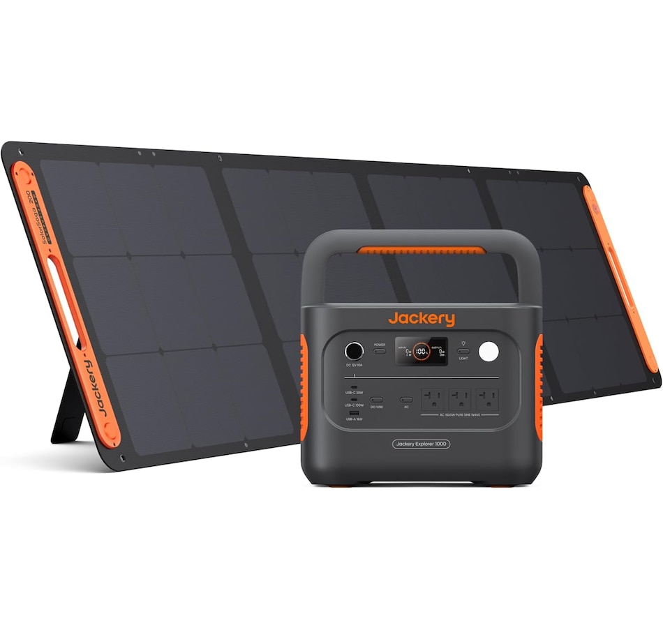 Image 907995.jpg, Product 907-995 / Price $1,699.00, Jackery Explorer 1000 v2+ 200W Solar Panel Portable Power Station(2024 New) from Jackery on TSC.ca's Electronics department