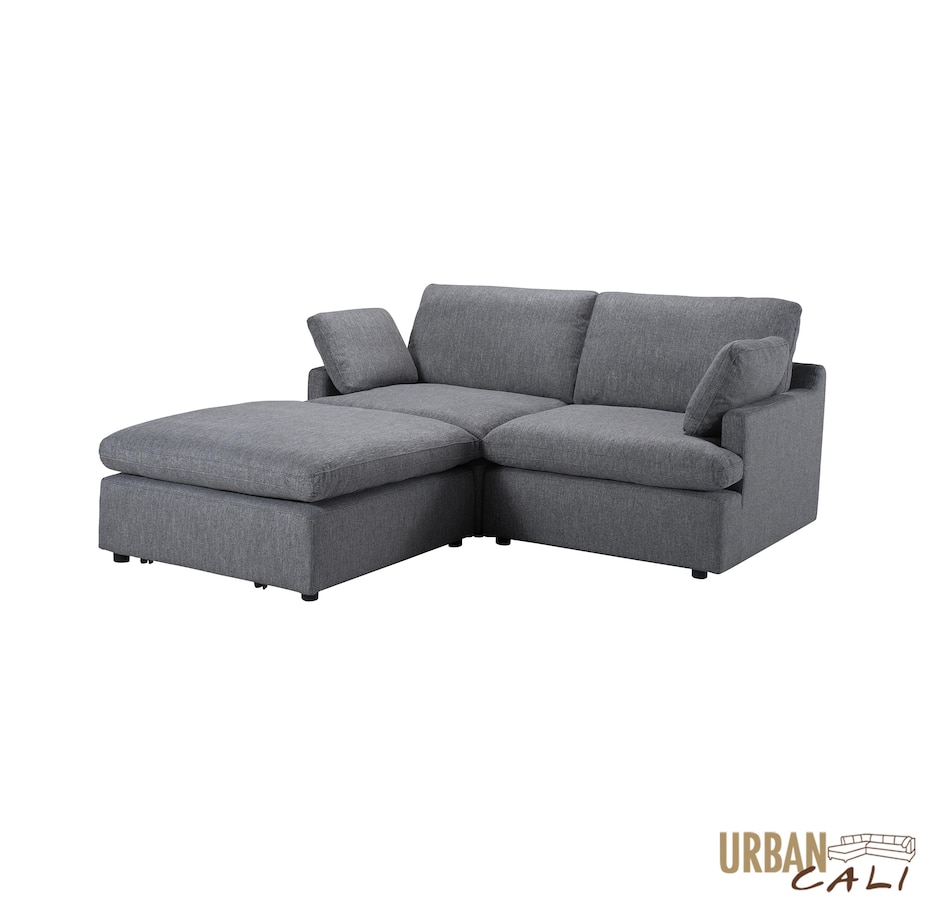 Image 908018_ALTMORE2.jpg, Product 908-018 / Price $2,179.99, Urban Cali Long Beach Small Modular Sectional Sofa with Ottoman from Urban Cali on TSC.ca's Home & Garden department