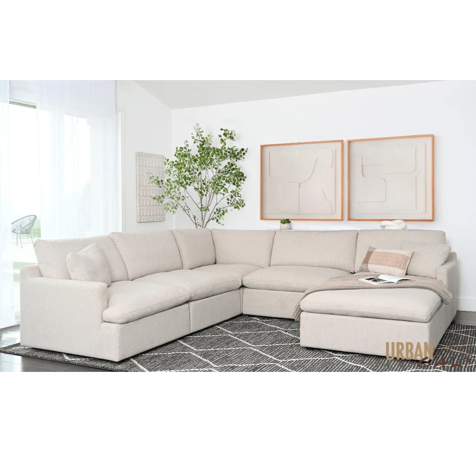 Image 908023_ALTMORE18.jpg, Product 908-023 / Price $3,999.99, Urban Cali Long Beach Modular Corner Sectional Sofa with Ottoman from Urban Cali on TSC.ca's Home & Garden department