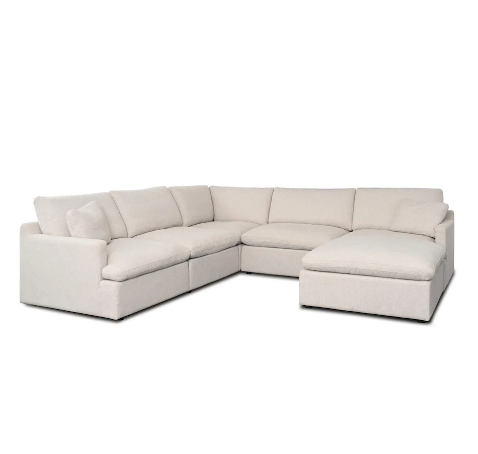 Image 908023_ALTMORE21.jpg, Product 908-023 / Price $3,999.99, Urban Cali Long Beach Modular Corner Sectional Sofa with Ottoman from Urban Cali on TSC.ca's Home & Garden department