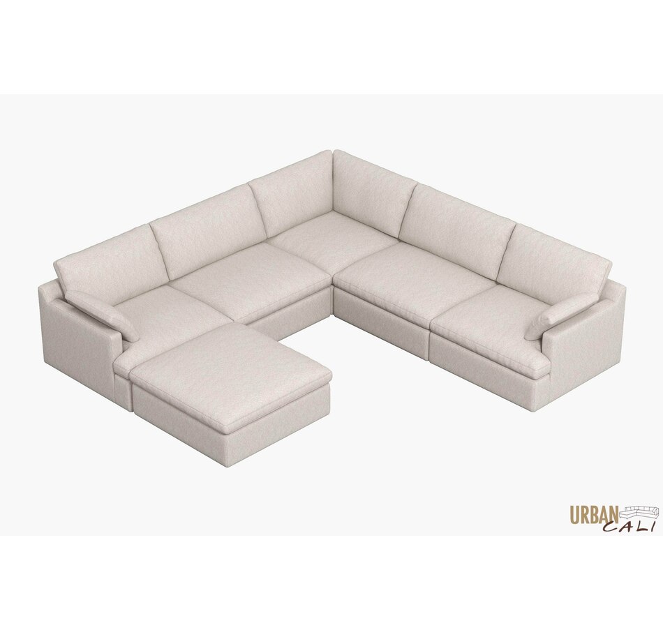 Image 908023_ALTMORE22.jpg, Product 908-023 / Price $3,999.99, Urban Cali Long Beach Modular Corner Sectional Sofa with Ottoman from Urban Cali on TSC.ca's Home & Garden department