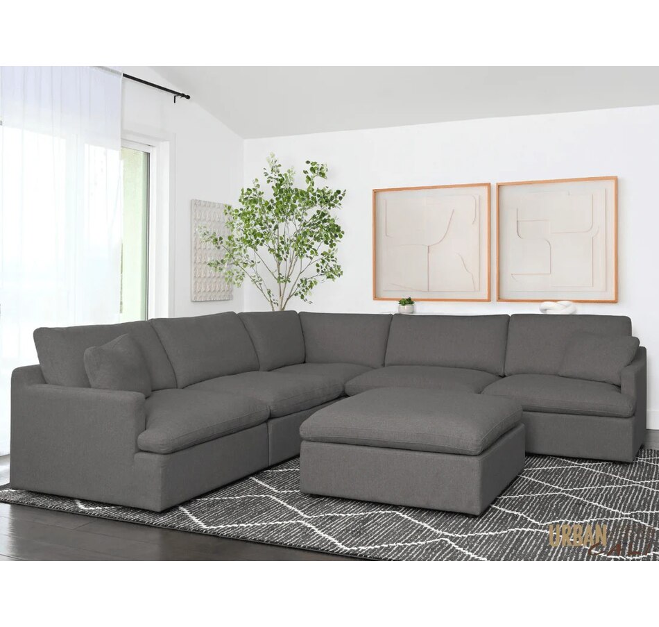 Image 908023_ALTMORE5.jpg, Product 908-023 / Price $3,999.99, Urban Cali Long Beach Modular Corner Sectional Sofa with Ottoman from Urban Cali on TSC.ca's Home & Garden department