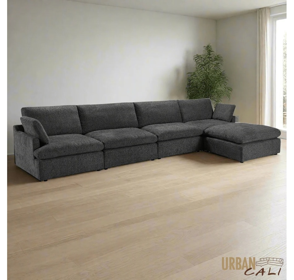 Image 908026_ST03.jpg, Product 908-026 / Price $3,359.99, Urban Cali Long Beach Large Modular Sectional Sofa with Ottoman from Urban Cali on TSC.ca's Home & Garden department